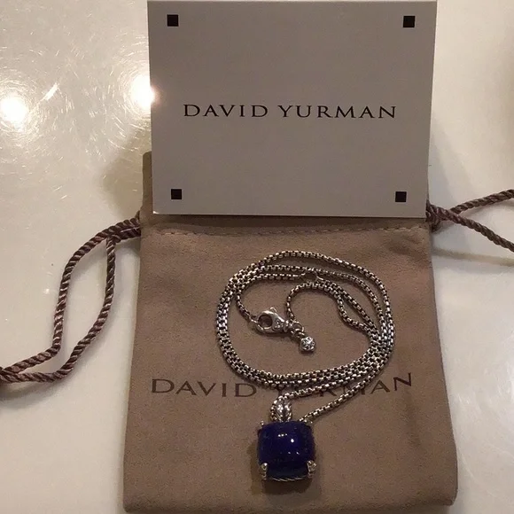 David Yurman Chatelaine Pendant Lapis Lazuli - Picture 2 of 8